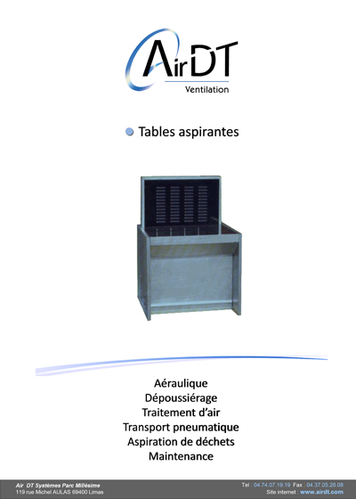 Doc Tables aspirantes - documentation PDF